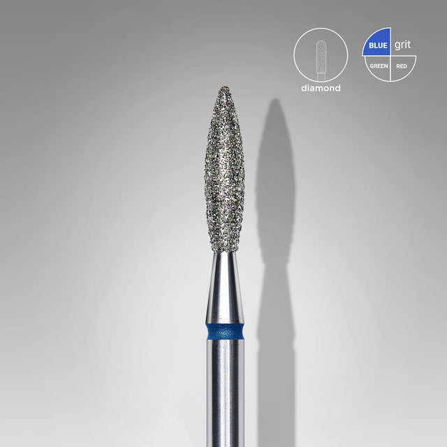 STALEKS PRO - diamantni nastavek safe flame – moder 2,3mm  - Bellu