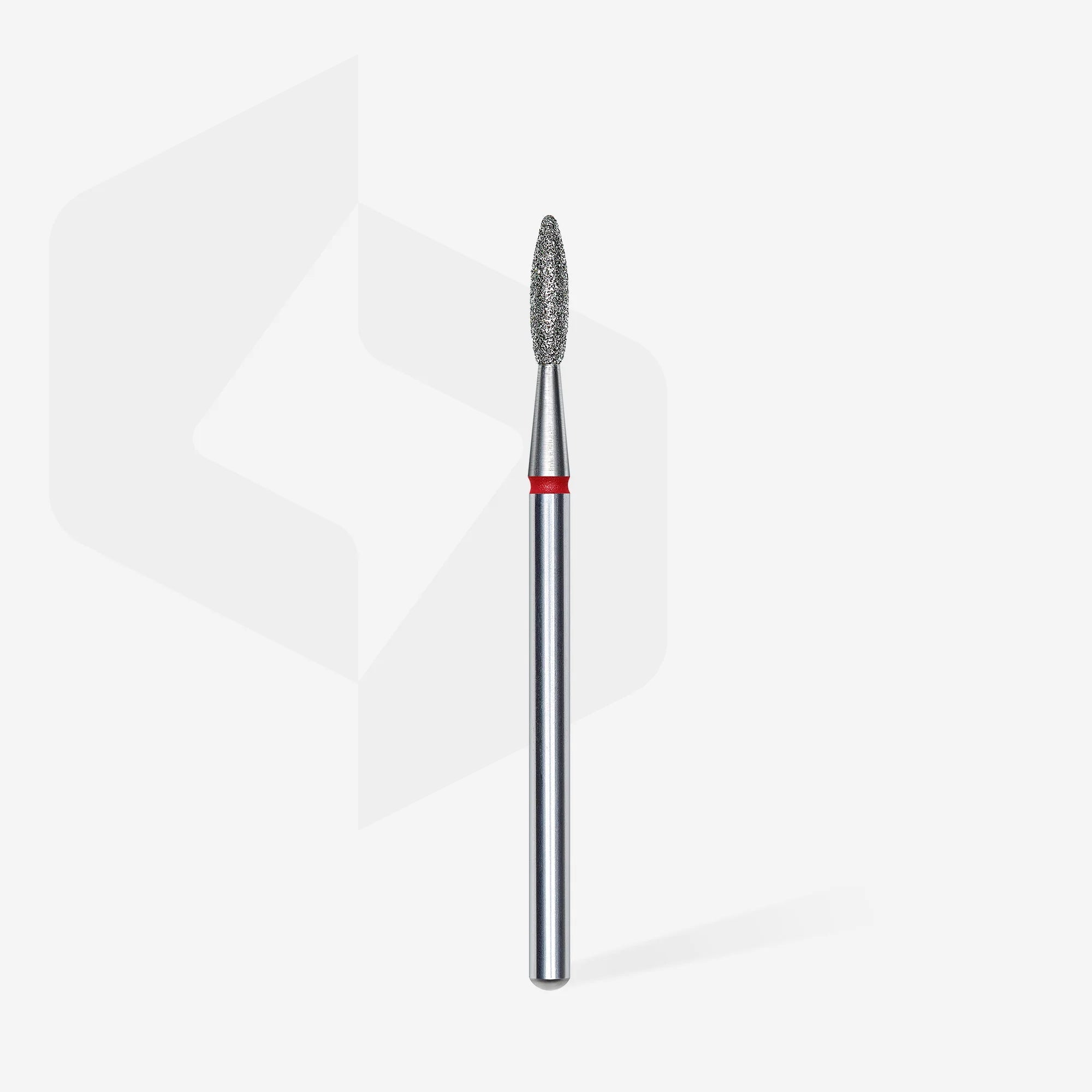 STALEKS PRO STALEKS - diamantni nastavek safe flame – rdeč 2,1 mm - 9+1 AKCIJA - Bellu