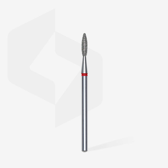 STALEKS PRO STALEKS - diamantni nastavek safe flame – rdeč 2,1 mm - 9+1 AKCIJA - Bellu