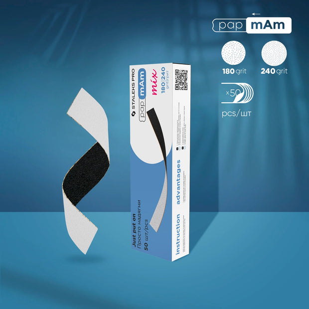 STALEKS PRO STALEKS - dvostranske pilice papmAm MIX EXPRT 22 - (50 kos) - Bellu