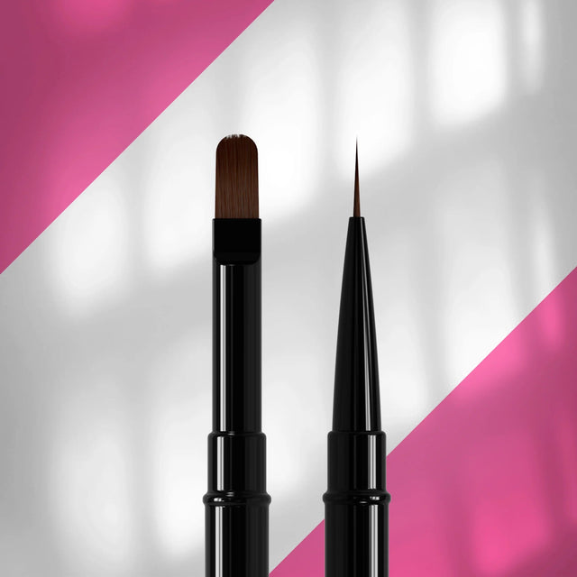 STALEKS PRO - Dvostranski čopič EXPERT, liner 10 mm / za gel 11 mm - Bellu