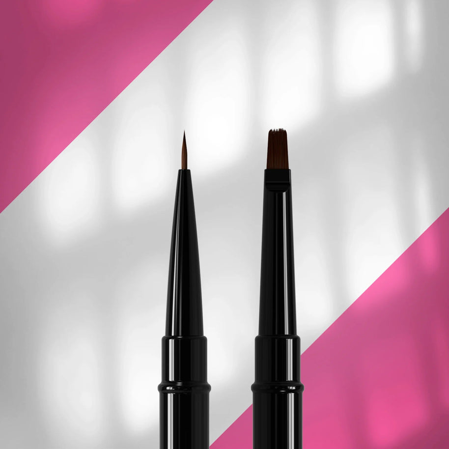 STALEKS PRO - Dvostranski čopič EXPERT, liner 7 mm / za gel 7 mm - Bellu