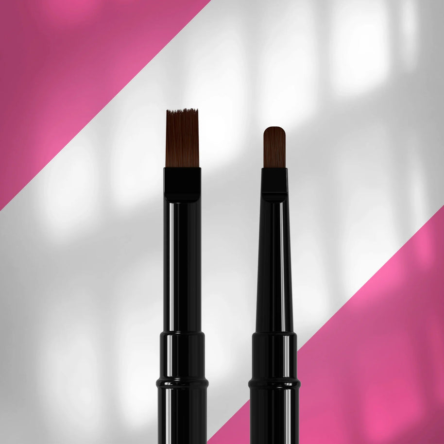 STALEKS PRO - Dvostranski čopič EXPERT, za gel 7 mm / za gel 10 mm - Bellu
