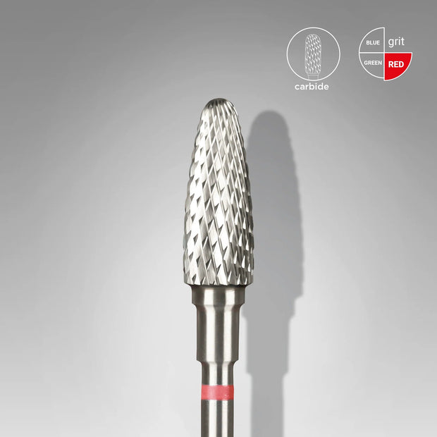 STALEKS PRO STALEKS - Karbidni nastavek corn 5mm – rdeč - Bellu