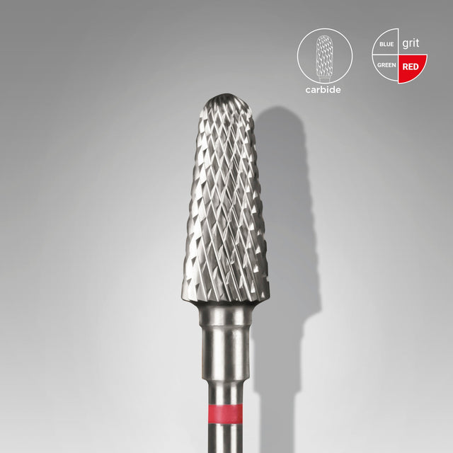 STALEKS PRO STALEKS - Karbidni nastavek frustum 6mm – rdeč - Bellu