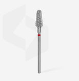 STALEKS PRO - Karbidni nastavek frustum 6mm – rdeč - Bellu