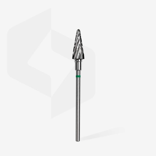 STALEKS PRO STALEKS - Karbidni nastavek Stožec 6 mm - Zelen - Bellu