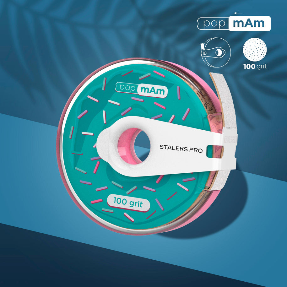 STALEKS PRO STALEKS - natakljivi brusni trak papmAm EXPERT v plastičnem ohišju - Bellu