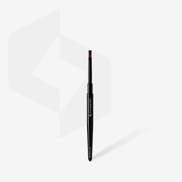 STALEKS PRO STALEKS - Ravni čopič za gel EXPERT, širina 6 mm / dolžina 10 mm - Bellu