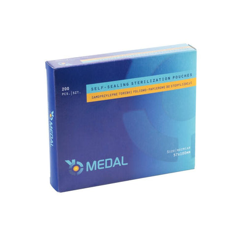 Medal Sterilizacijska vrečka - MEDAL – 57x100mm – 200kos - Bellu
