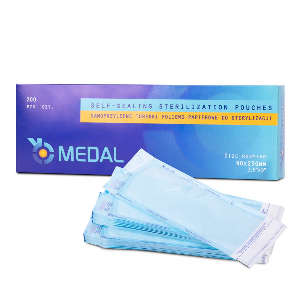 Medal Sterilizacijska vrečka - MEDAL – 90x230mm - 200kos - Bellu