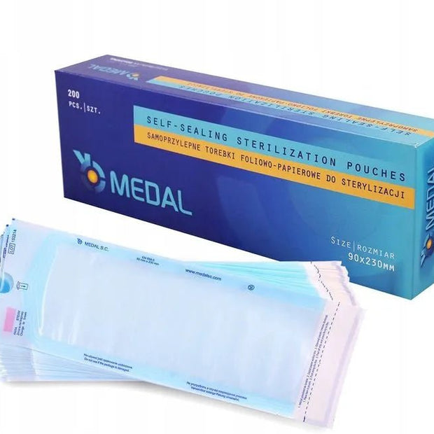 Medal Sterilizacijska vrečka - 90x230mm – 200kos - Bellu