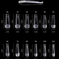 DARK - Nail forms (Coffin, Stiletto, Ballerina and Almond)