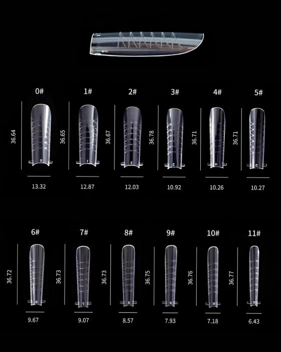 DARK - Nail forms (Coffin, Stiletto, Ballerina and Almond)